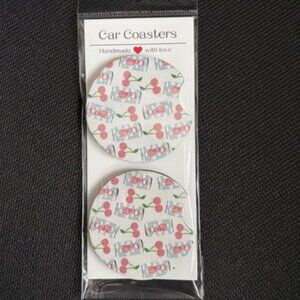 Diet Coke Car Coaster Set - NWT